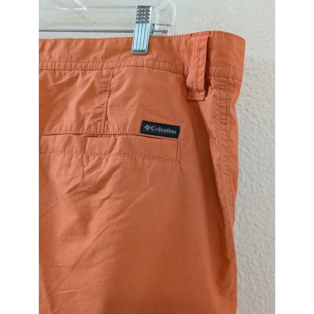 Columbia Men's Washed Out Shorts Orange 35 8in Inseam 1491953